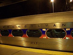 Silverliner II No. 269 still carrying "PENNSYLVANIA" name plates.