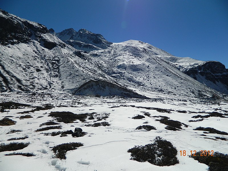 File:Yumthang Valley snow covered.jpg