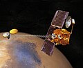 Artist's conception of the 2001 Mars Odyssey spacecraft