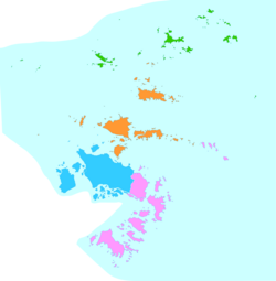 Daishan County is in orange here on the map.