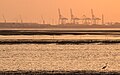 Dumas beach at evening time