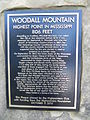 Woodall Mountain plaque