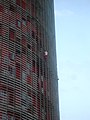 Alain Robert climbing Torre Agbar, 9 October 2007