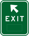 (GE2-4) Exit (with supplementary number)