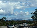 The Titiwangsa Range from the North-South Expressway Northern Route near Slim River.