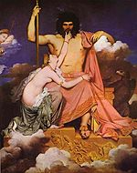 Zeus y Thetis