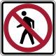 No pedestrian crossing