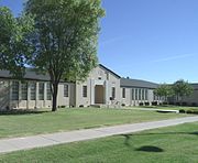 Irving School was built in 1936 and it is located at 155 N. Center St. The Irving School is a rare surviving example of Federal Modern style architecture applied to an elementary school. The school was listed in the National Register of Historic Places on November 8, 2000, reference number 00001323.