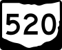 State Route 520 marker