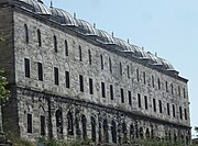 Back side of the darüşşifa (hospital), with the substructure visible below