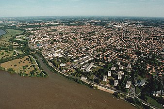 Вид на Сен-Себастьян с аэроплана