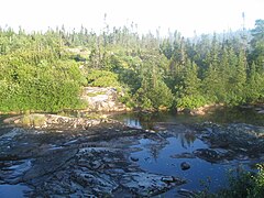 River,[13][12] rocky outcrop of the Canadian Shield