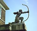 Image 15Archer statue by Eric Aumonier at East Finchley Underground station.