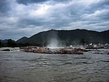 Approaching Hogenakkal Falls.