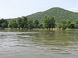 The river Kaveri around Hogenakkal falls