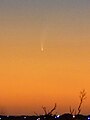 Just after sunset from Perth, Western Australia on 16 January