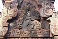 Non-structural decorative lintel at Buddhist Banteay Srei, in Cambodia