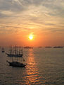 More than 36 tall ships participated in the 200th anniversary of the Battle of Trafalgar in Portsmouth, part of the fleet of 167 naval, merchant and tall ships from 36 countries