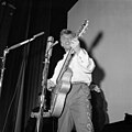 Image 19Tommy Steele, one of the first British rock and rollers, performing in Stockholm in 1957 (from Rock and roll)