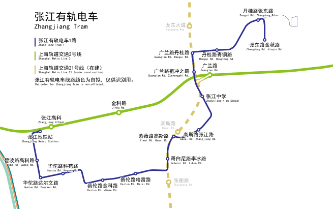 File:Zhangjiang Tram Map.svg