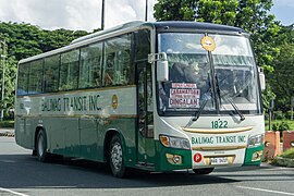 Baliwag Transit bus bound to Dingalan, Aurora