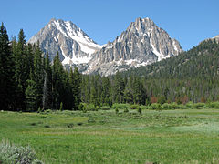 Castle & Merriam peaks, Idaho