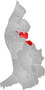 Planken and its exclaves in Liechtenstein