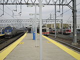 Connecticut Department of Transportation and MTA trains at New Haven