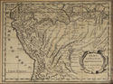 Mapa del Perú de Nicolas Sanson d'Abbeville (1600-1667)