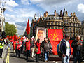 May Day Demonstration in London, 2008.