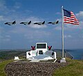 The memorial on top of Suribachi