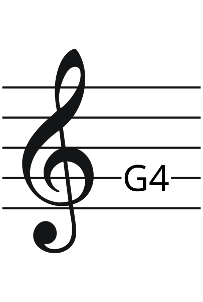 File:Treble clef with ref.svg