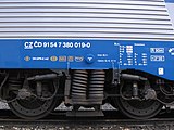 Skoda#FlexicoilB bogie trucks on Skoda#109E CD#380/019