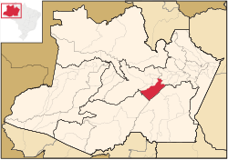 Location of the municipality inside Amazonas