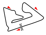 Layout of the Bahrain International Circuit