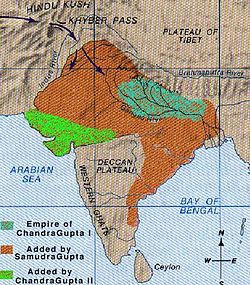 The Gupta Empire under Chandragupta II (ruled 375-415)