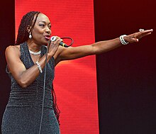 Williams performing at Lets Rock Bristol in 2014