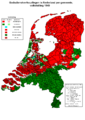 Image 29Religion in the Netherlands in 1849.   Roman Catholicism   Protestantism (Calvinist) (from History of the Netherlands)