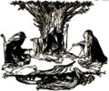 "Norns weaving destiny" Illustration to Richard Wagner's "The Ring"