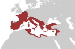 Roman provinces on the eve of the assassination of Julius Caesar, 44 BC