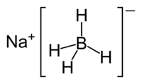 Wireframe model of sodium borohydride