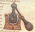 Picture of an alembic from a medieval manuscript