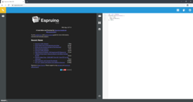 Скриншот программы Espruino