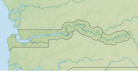 Map showing the location of Kiang West National Park