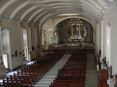 Church interior in 2013