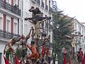 Pasos procesionales de la Cofradía de las Siete Palabras de la Semana Santa de Valladolid.