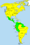 Subsistence methods in the Americas at 1000 BCE.