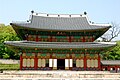 Injeongjeon Hall, the throne hall of Changdeokgung Palace, a UNESCO World Heritage Site.