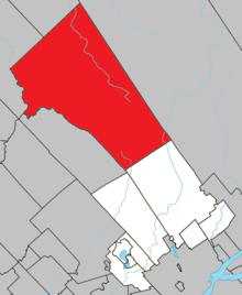 Lac-Croche Quebec location diagram.png