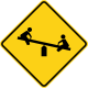 Playground (a fluorescent yellow-green background color may be used for this sign)[7]